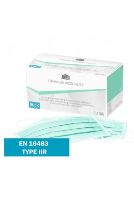 [現貨]德國 RUCK® Einmal-Mundschutz 3層外科口罩 (歐盟醫用口罩最高等級IIR) 50個/盒